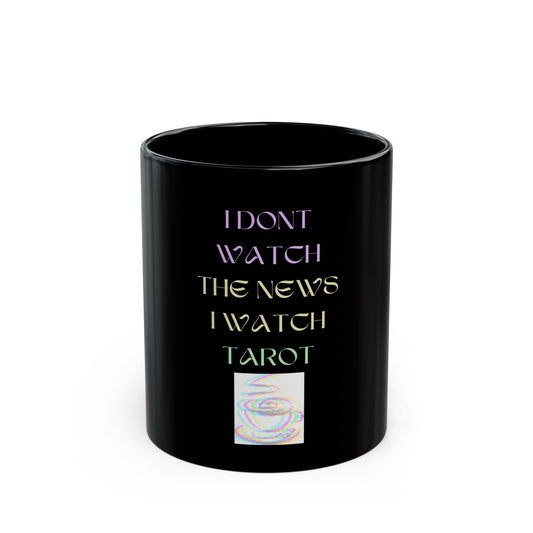 Tarot 11oz Black Mug