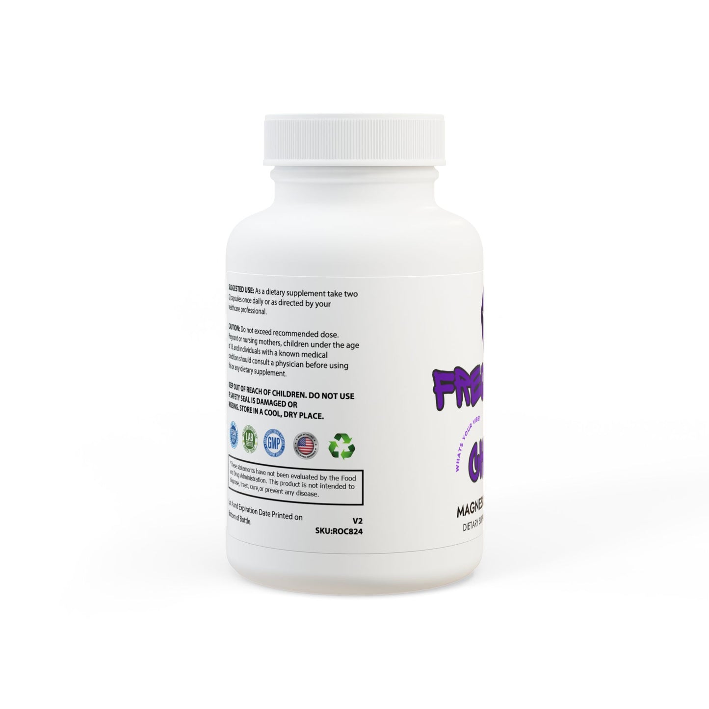 Magnesium Glycinate Supplement (60 Capsules)