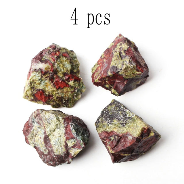 2PC or more Natural Crystal Quartz dragon blood stone Minerals Specimen Irregular Shape Rough Stone Reiki Healing Home Decor