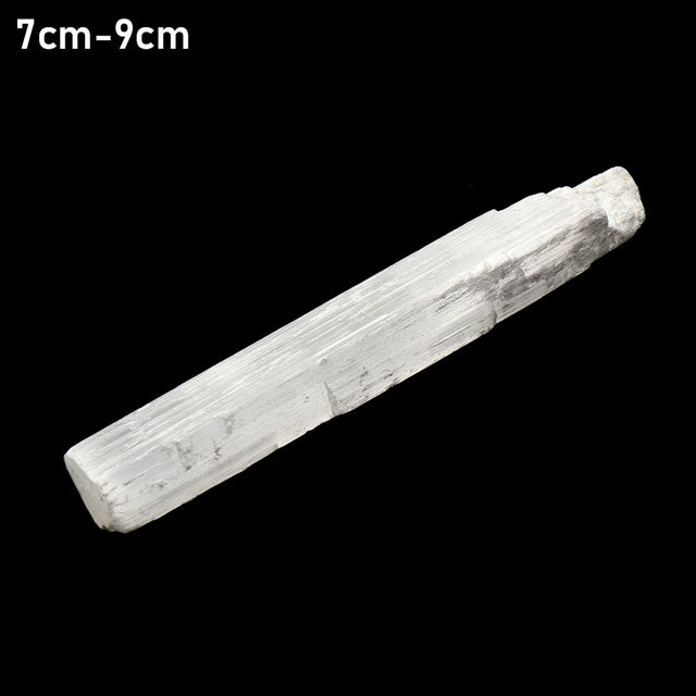 1PC Irregular Shape Raw Gemstone Crystal Quartz Natural Gypsum Sticks Reiki Energy Jewelry Making White Selenite Wand Healing
