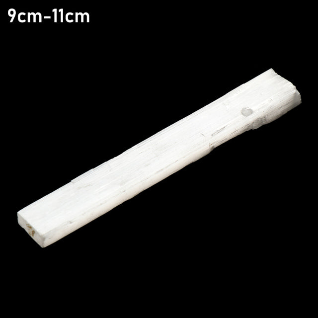 1PC Irregular Shape Raw Gemstone Crystal Quartz Natural Gypsum Sticks Reiki Energy Jewelry Making White Selenite Wand Healing