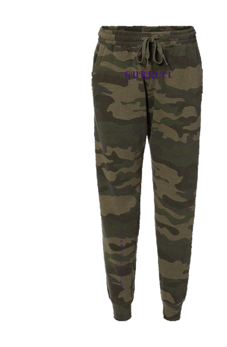 Womens FREQUENCYCHECK Camo Wash Sweatpants