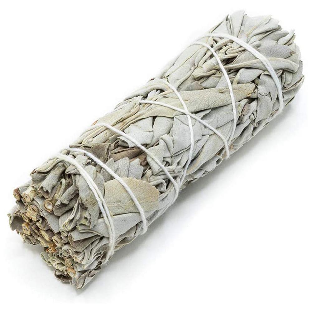 White Sage Smudge Sticks Pure Leaf Smoky Purification Wands Sticks Sage Smudging Stick For Cleansing Burning Meditation Rituals